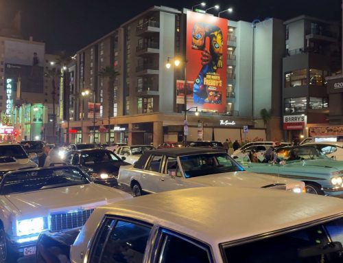 Saturday night on Hollywood Boulevard, right before seeing Suffs at the Pantages, Tracy and I ended up in one of the wildest Los Angeles scenes.